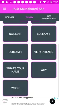 Jojo SoundBoard App android App screenshot 0