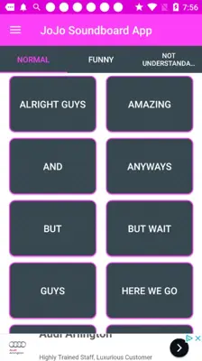 Jojo SoundBoard App android App screenshot 1